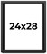 Flat Black Picture Frame - UV Acrylic, Foam Board Backing, Hanging Hardware